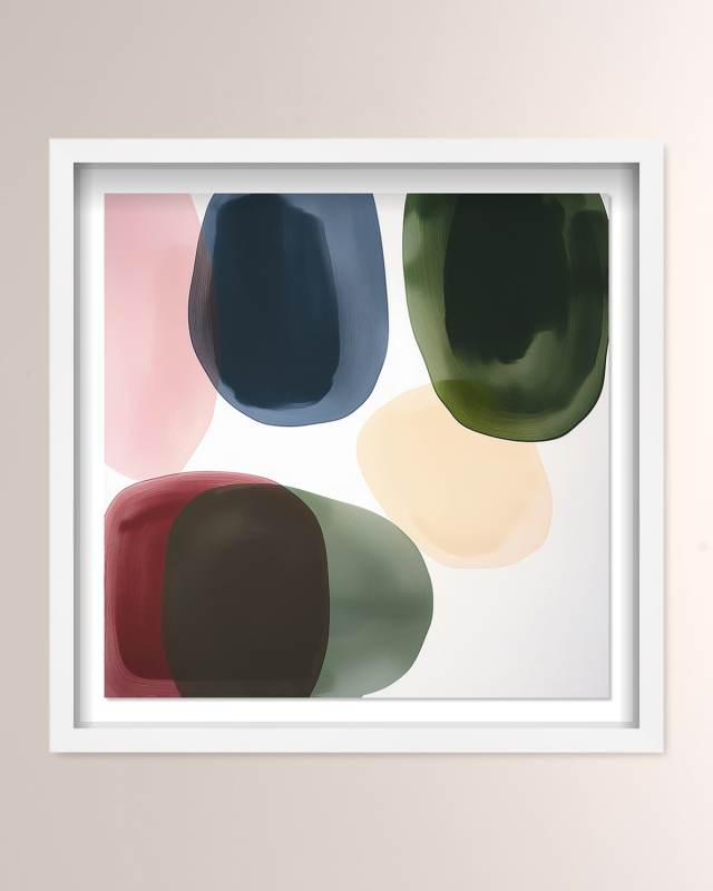"Opaque Whispers II" Framed Art Print